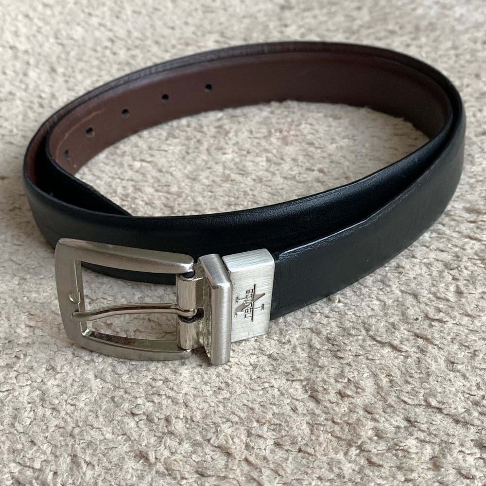 Nautica Black Men’s Leather Belt
